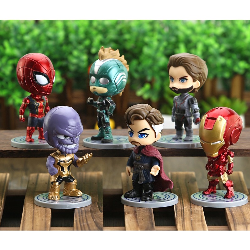 Mô hình để bàn Ironman, Spider man, Thor, Batman, Marvel, DC Iron Bat