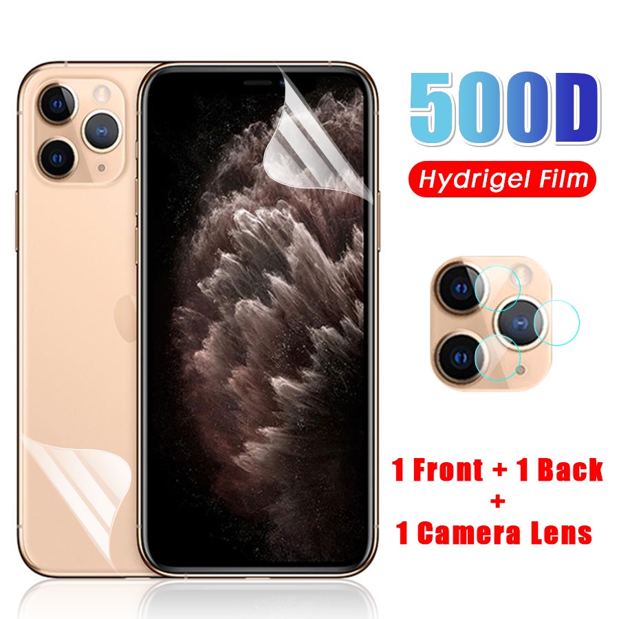 3 in 1 Full Màn Dán Film dẻo PPF Bảo Vệ Màn Hình + sau PPF Miếng dán màn hình + Kính Cường Lực Bảo V