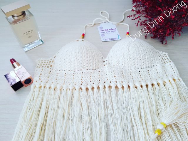 Bikini len sợi handmade