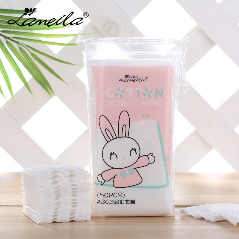 ❤️ Gói 50 Miếng Bông Tẩy Trang Laneila Cotton Double Sided | BigBuy360 - bigbuy360.vn