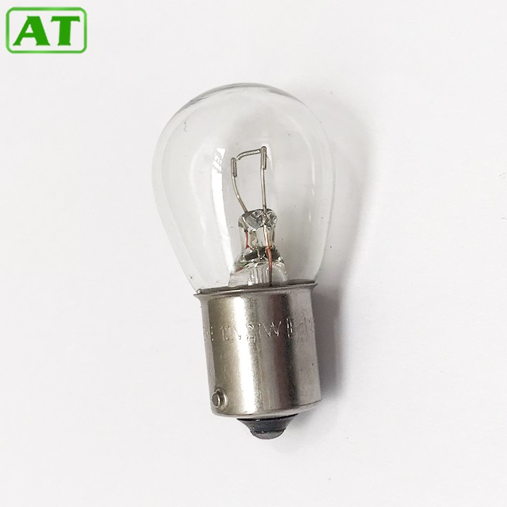 Hộp 10 Bóng Đèn Hậu Ô Tô Chân Cài 12V Hoặc 24V 21W (Một Tóc)