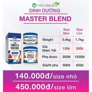 Dinh dưỡng Thủy Canh MasterBlend chính hãng