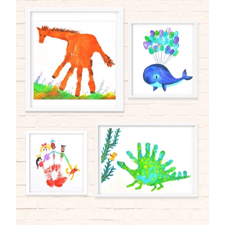 BỘ 8 MÀU VẼ TRANH BẰNG TAY | FINGER PAINT