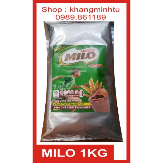 [Mã GROXUAN1 giảm 8% đơn 150K] Bột Milo 1kg - Nestle (date tháng 12/2022)