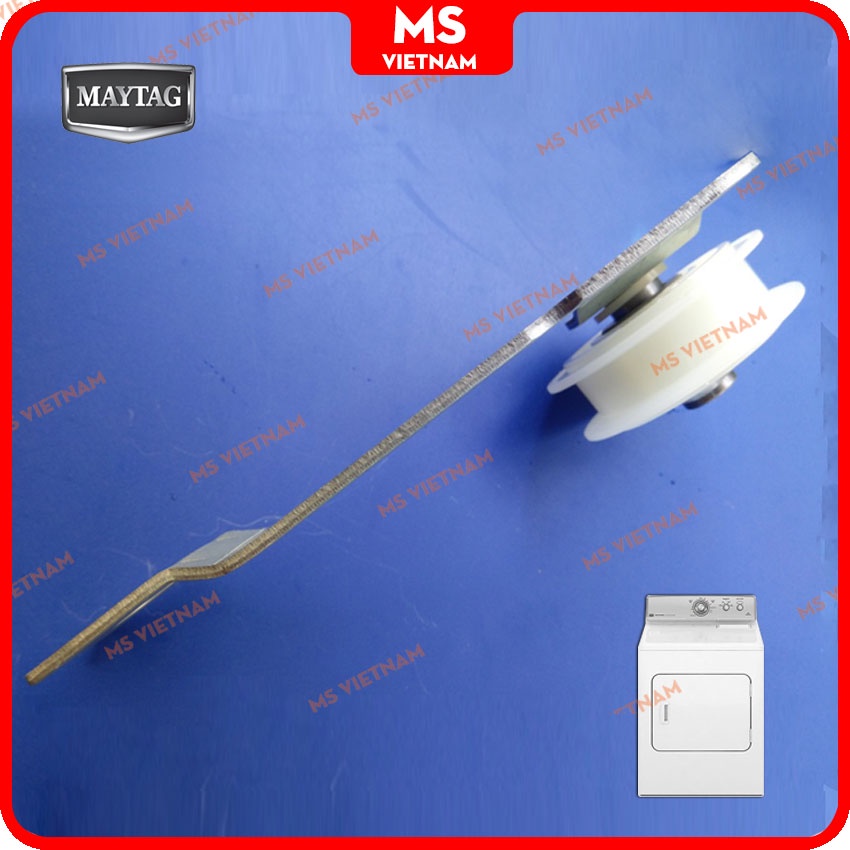 Cụm Bánh Tỳ Máy Sấy Maytag 3LMEDC300YW - Có trục - MS Vietnam