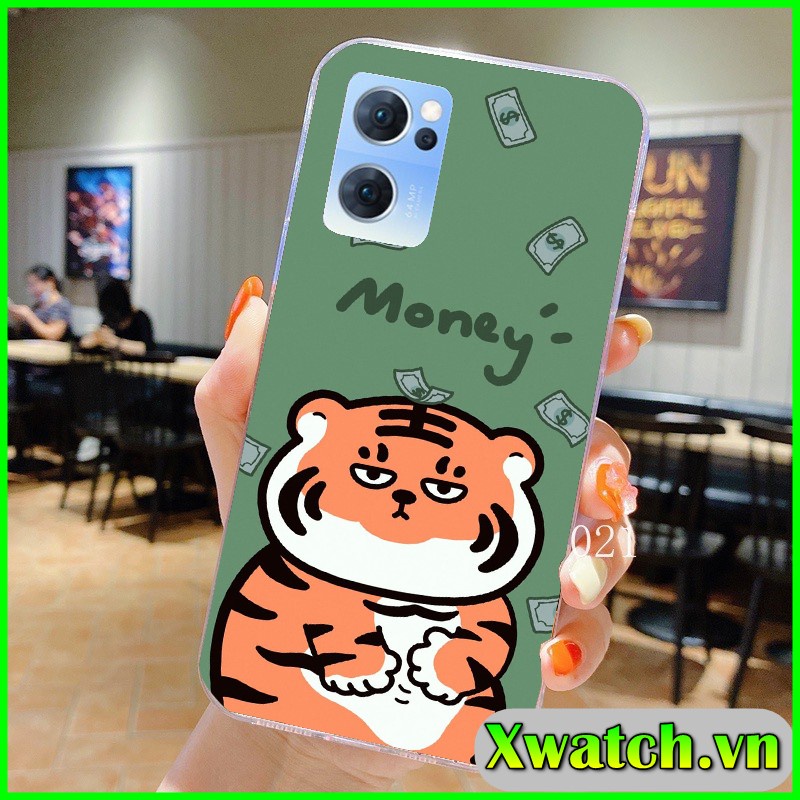 Ốp Lưng dẻo in UV Oppo Reno 7 Reno 8 Z Reno 7z Reno 8z 4g 5g họa tiết Tigers