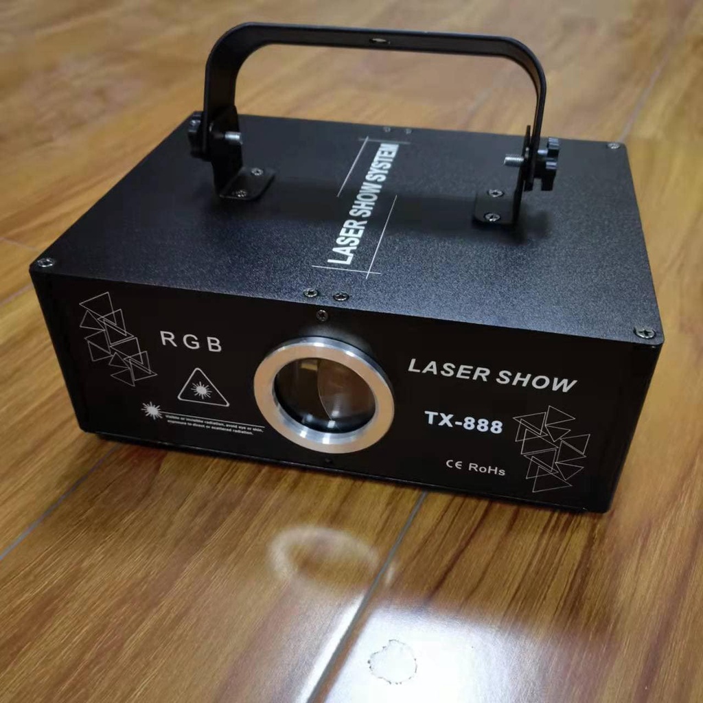 Đèn Laser TX-888 Chiếu Hình 3D Phòng Bay Phòng Karaoke Bar - Đèn Laser Con Vịt Với Hơn 1000 Hiệu Ứng