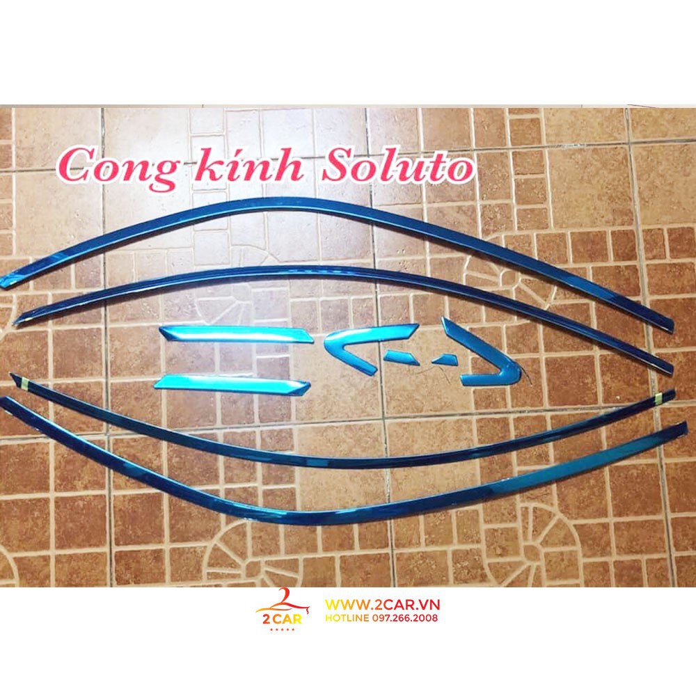 Nẹp viền chân kính, viền cong kính xe Kia Soluto 2019-2020