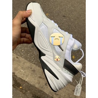 Giày M2k tekno trắng gót đen