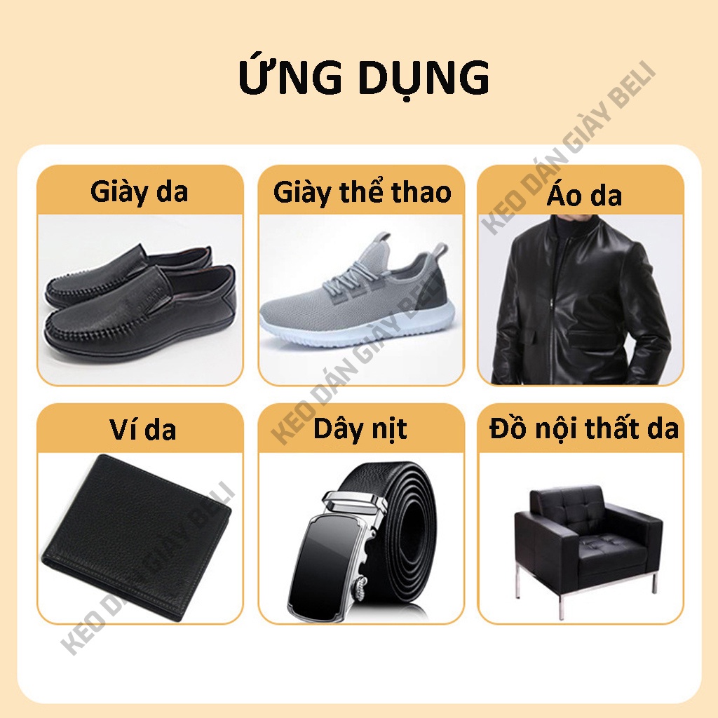 Keo dán giày dép 1630 đa năng siêu dính kèm phụ kiện – Keo Dán Giày BELI BL045