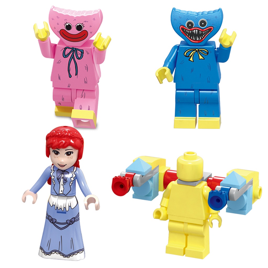 Set 4 Mô Hình Nhân Vật Trong Phim Hoạt Hình Huggy Wuggy