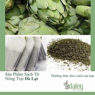 Trà túi lọc atiso daley dalat thơm ngon 200gr,daley fresh farm, đồ ăn vặt chuẩn đà lạt, mứt đà lạt