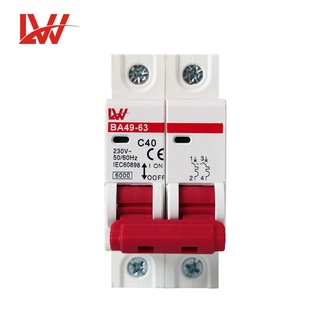 Át 1 chiều dc 63a lw 1000v bộ ngắt mạch cb dc 1000v