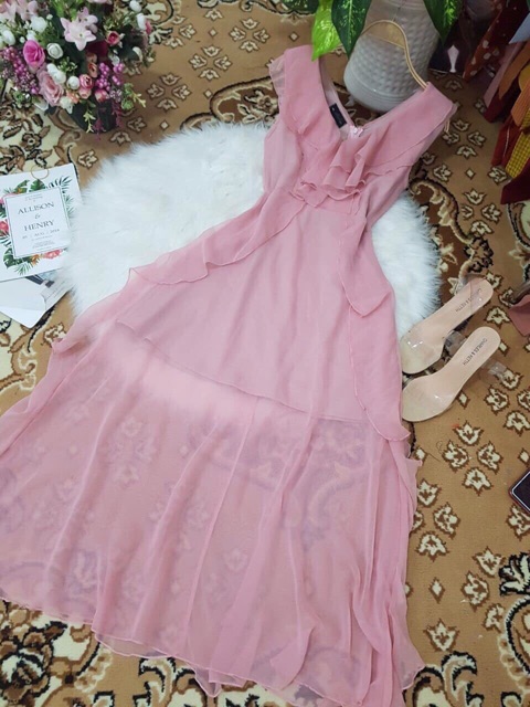 Maxi voan bèo tiểu thư