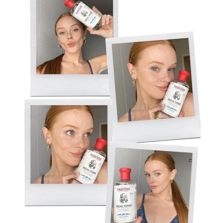 Nước hoa hồng không cồn Toner Thayers Alcohol Free Witch Hazel 355ml