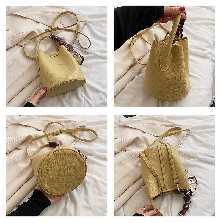 Túi Xách Bucket 2022 Thời Trang Xuân Hè Phong Cách Hàn Quốc Hàng Mới