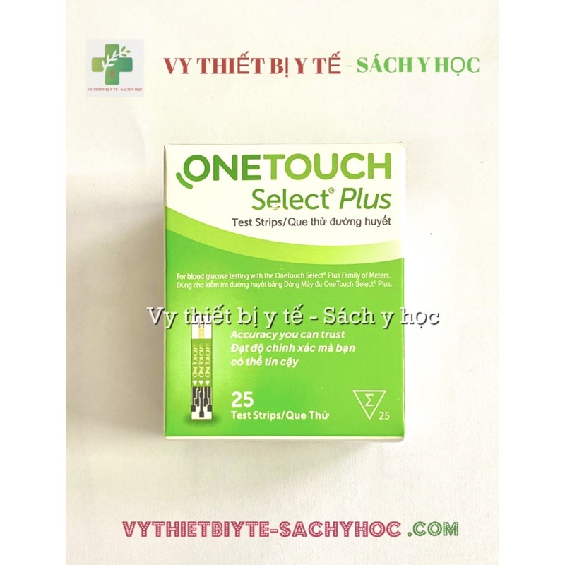 Que thử đường huyết One Touch Select Plus Simple. Hộp 25 que