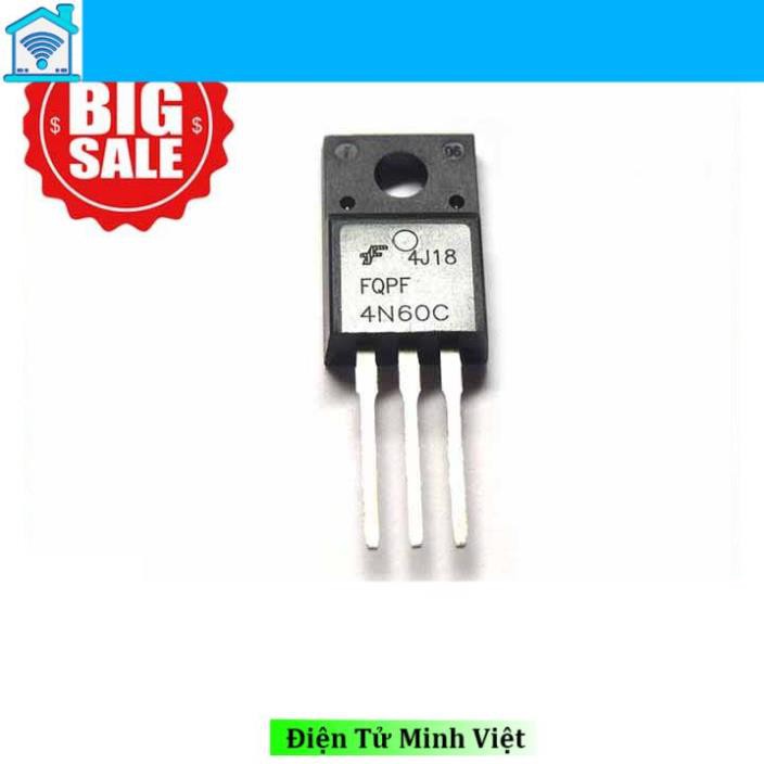 IC số MOSFET 4N60 4N60C FQPF4N60C TO-220 4A 600V (Kênh N)