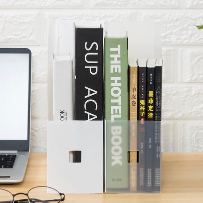 Hộp Đựng Sách VAT Khay Đựng Tài Liệu Sách Văn Phòng Phẩm Decor Bàn Học Trang Trí Bàn Học 10*24*27cm