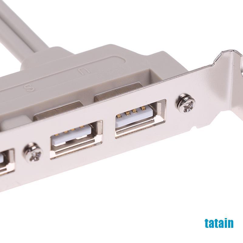 Dây Cáp Nối Dài 4 Cổng Usb 2.0 Sang 9 Pin Cho Bảng Điều Khiển Pc