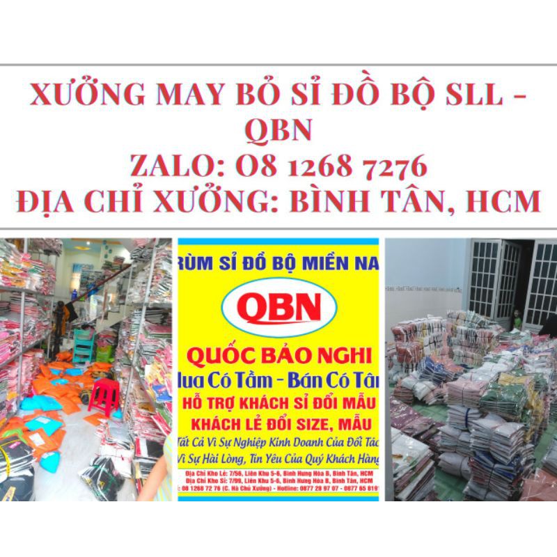 Áo Mẫu Đồ Bộ Thun Cotton Đồ Bộ Nữ Mặc Nhà Xưởng May Đồ Bộ Chuyên Sỉ SLL