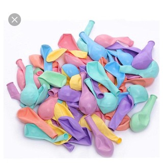 [ Combo 50 trái bóng ] Bóng Pastel Trang Trí Sinh Nhật Đám Cưới ( Màu Tùy Chọn )