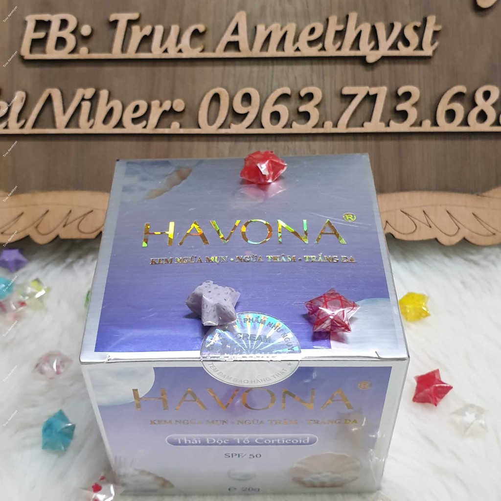 KEM NGỪA MỤN NGỪA THÂM TRẮNG DA HAVONA THẢI ĐỘC TỐ CORTICOID | BigBuy360 - bigbuy360.vn