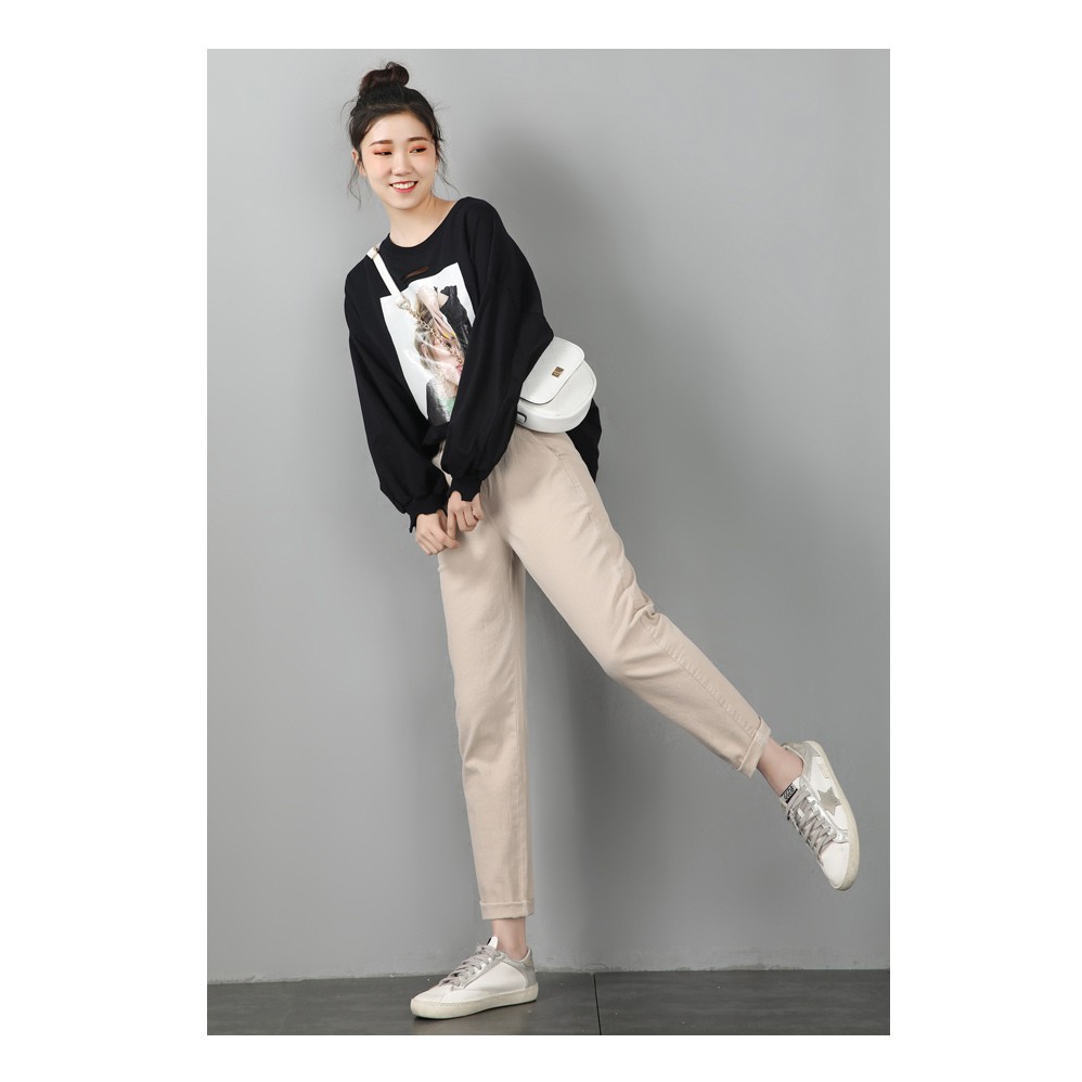 Quần Baggy Kaki Nam Nữ Chất Mềm Mịn, Không Nhăn, Dáng Baggy Basic mặc đi học, đi làm