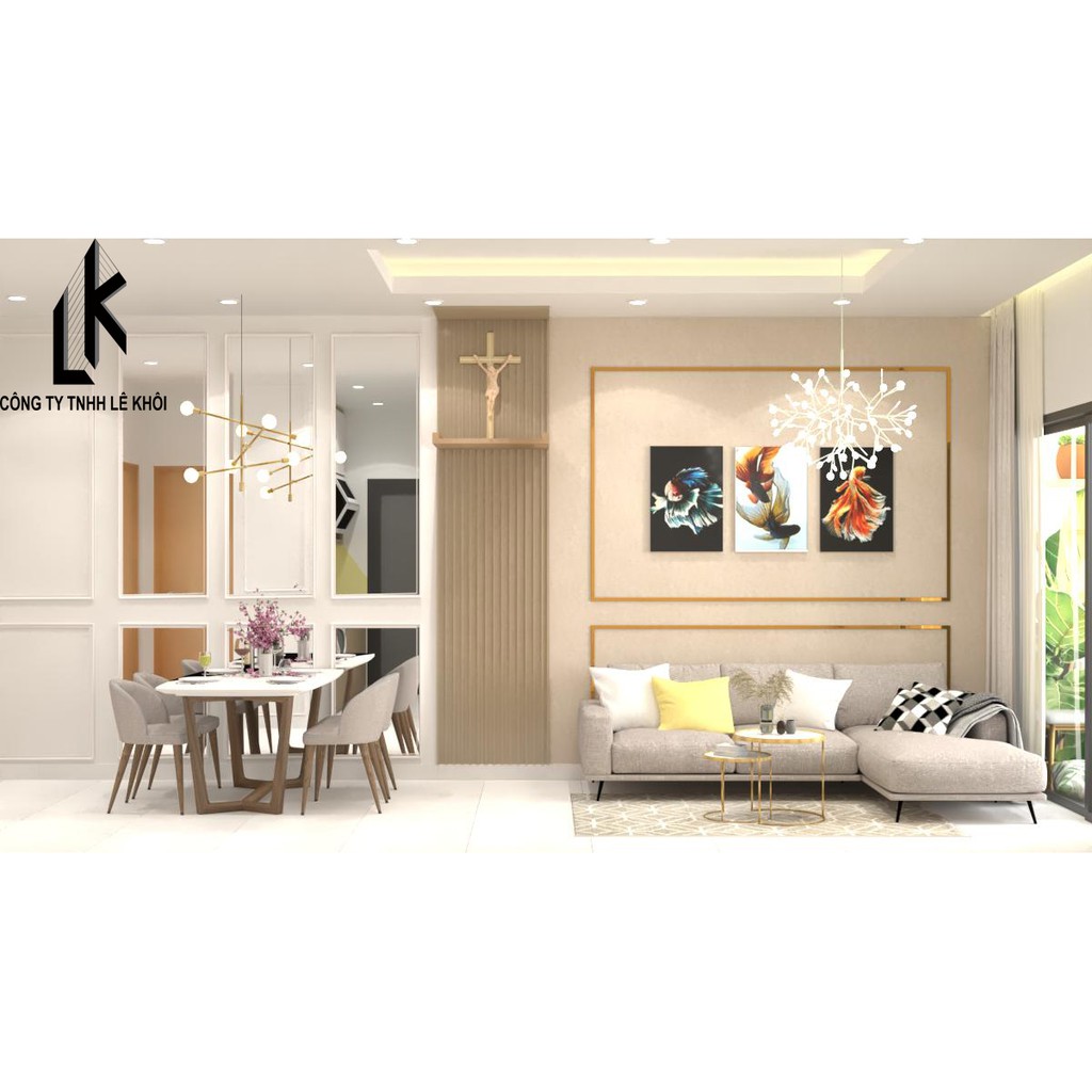Nhận thiết kế và thi công nội thất căn hộ | BigBuy360 - bigbuy360.vn