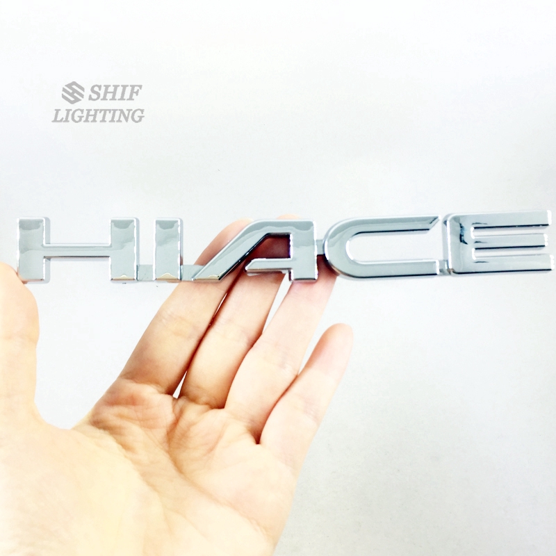 Đề can dán trang trí xe ô tô Toyota bằng nhựa ABS hiace logo