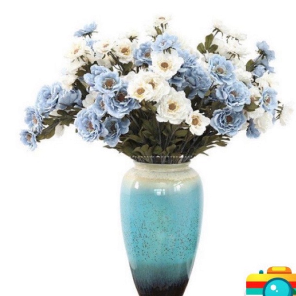 (Gía sỉ) mẫu đơn khô cành cao -HOA lụa Hoa Giả