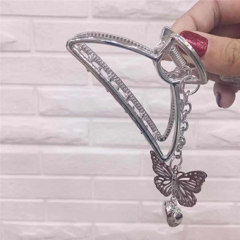 Kẹp tóc kim loại hình bướm phong cách Hàn Quốc cho nữ B445