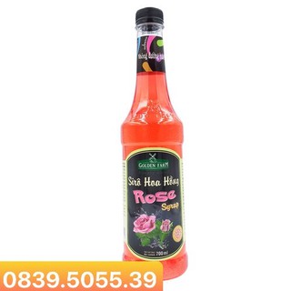 Siro hoa hồng golden farm 700ml