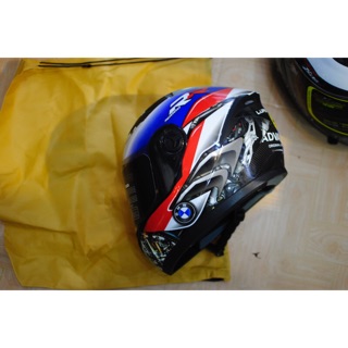 Mũ Fullface Asia M136 lên tem BMW