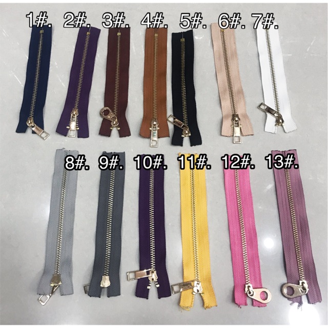 Dây kéo răng to 15cm-20cm-25cm