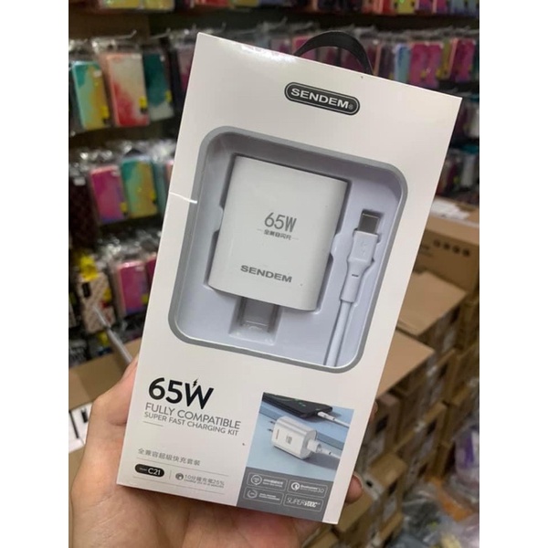 BỘ SẠC SENDEM C21 65W