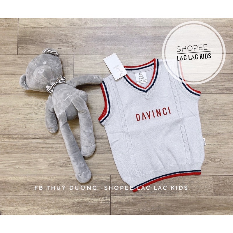 MOON -Áo gile len chui đầu cho bé trai