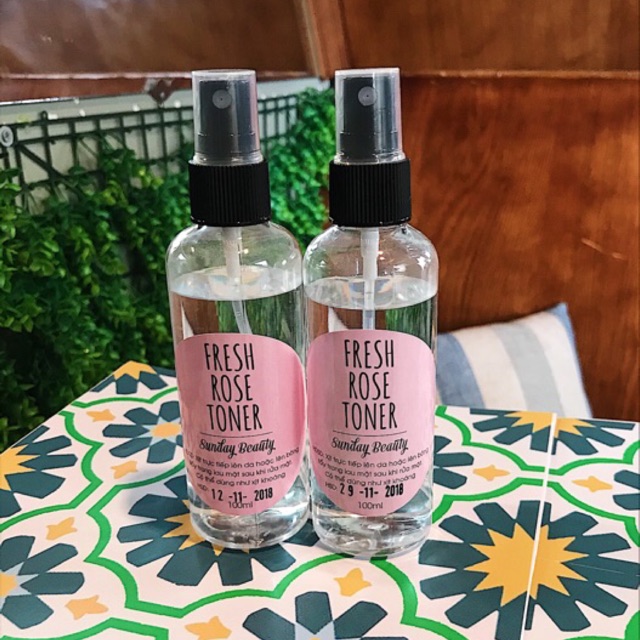 Toner hoa hồng handmade