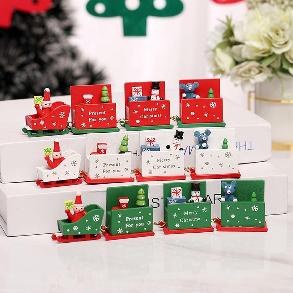 WTTLE Đoàn Tàu Lửa Nhiều Màu Trang Trí Giáng Sinh