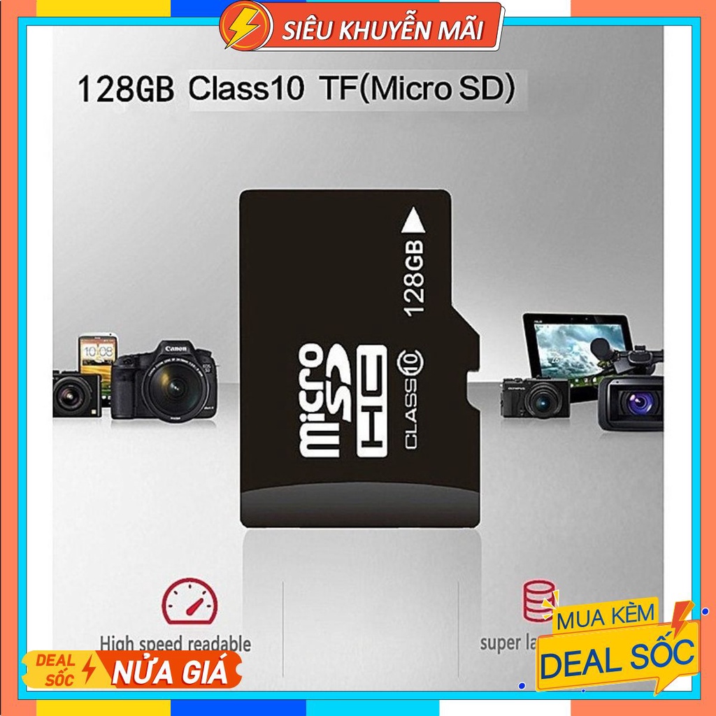 Thẻ nhớ Micro SD 32G/64G/16G/128G/8G/4G - tốc độ cao chuyện dụng cho Camera, Smartphone, loa đài
