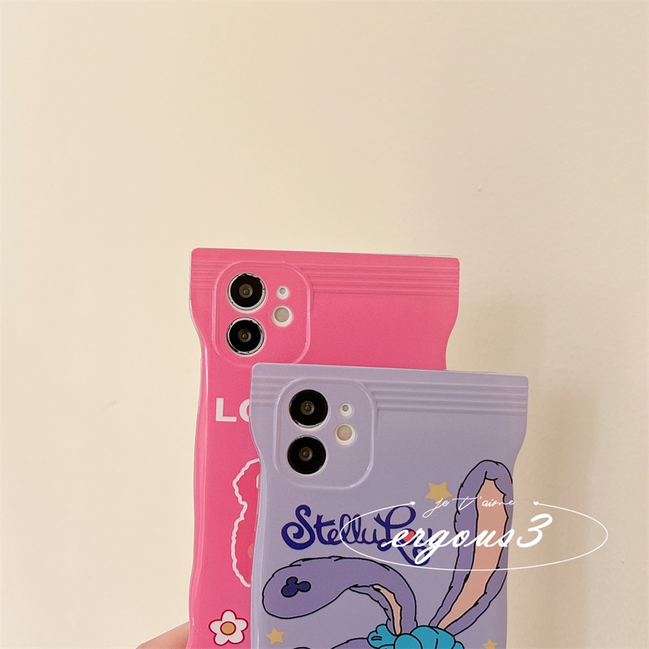 Ốp Điện Thoại Mềm Họa Tiết Lotso StellaLou Cho iPhone 14 13 12 11 Pro Max 7 8 6 6s Plus X Xs Max SE 2020 Xr