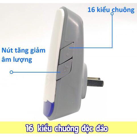 [TẶNG KÈM PIN] Chuông báo khách kết hợp báo trộm cảm ứng chuyển động hồng ngoại TP-868