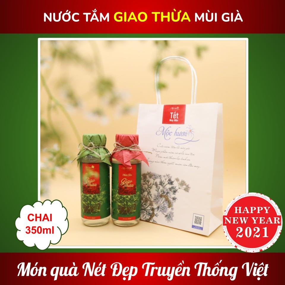 [Quà Tết Tân Sửu] Nước tắm giao thừa Mùi già Mộc Hương [GỘT BỎ XUI XẺO - MANG LẠI MAY MẮN CHO GIA CHỦ]