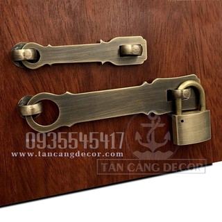 Chốt Khóa Cổ Điển Đồng Sẫm