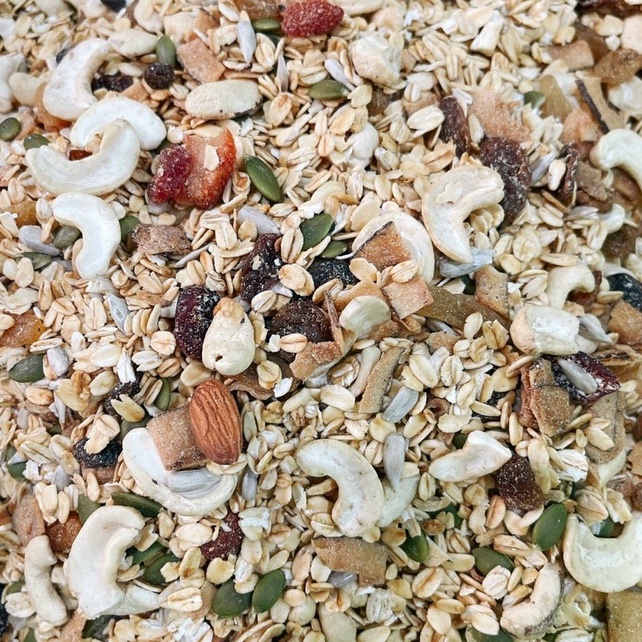 Ngũ cốc yến mạch thơm giòn - Granola hạt dinh dưỡng cho ăn kiêng giảm cân- bữa sáng tiện lợi