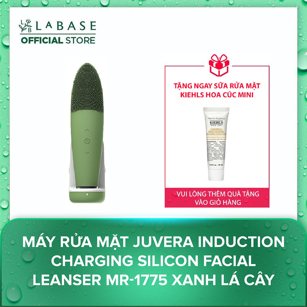 Máy rửa mặt Juvera Induction Charging Silicon Facial Cleanser MR-1775 - CÓ VAT HÀNG CHÍNH NGẠCH