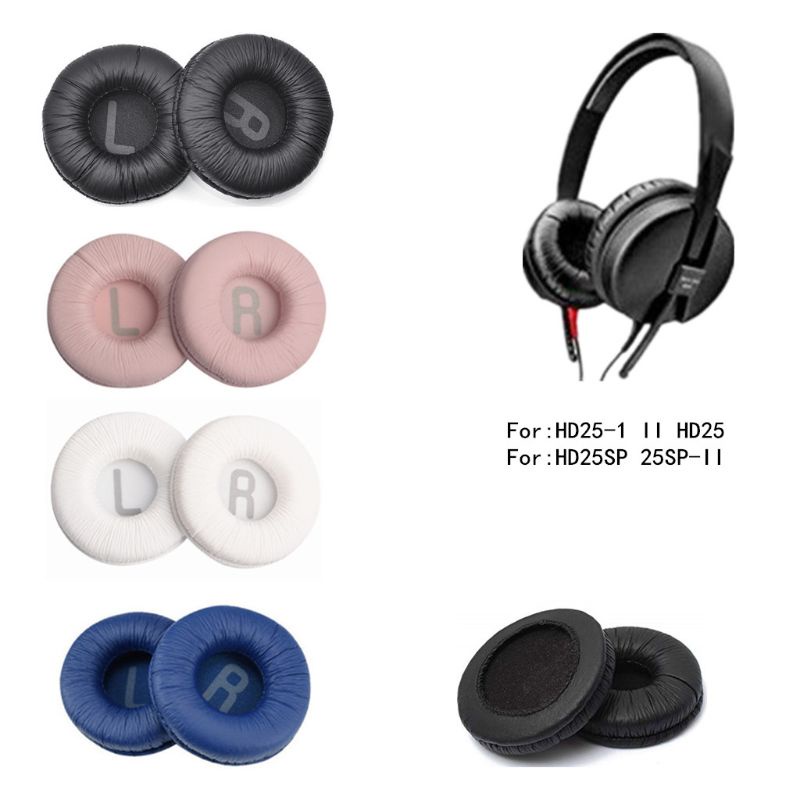 1 Cặp đệm tai nghe mềm mại thay thế cho Sennheiser HD25-1 II HD25 HD25SP-II HD25BT