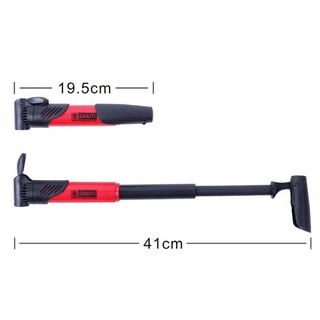 Combo Bơm xe đạp gắn xe + dây nối dài