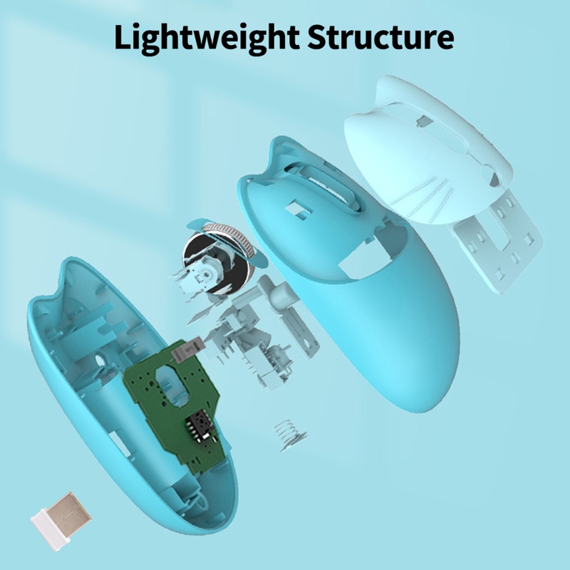 Chuột Không Dây Mofi2 4G Tiếng Ồn Thấp 1600DPI Cho Máy Tính Để Bàn