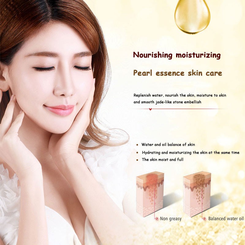 BIOAQUA Natural Pearl Whitening Cream Collagen Moisturizing Hydrating Face Cream Hyaluronic Acid Repair Anti Wrinkle Ant